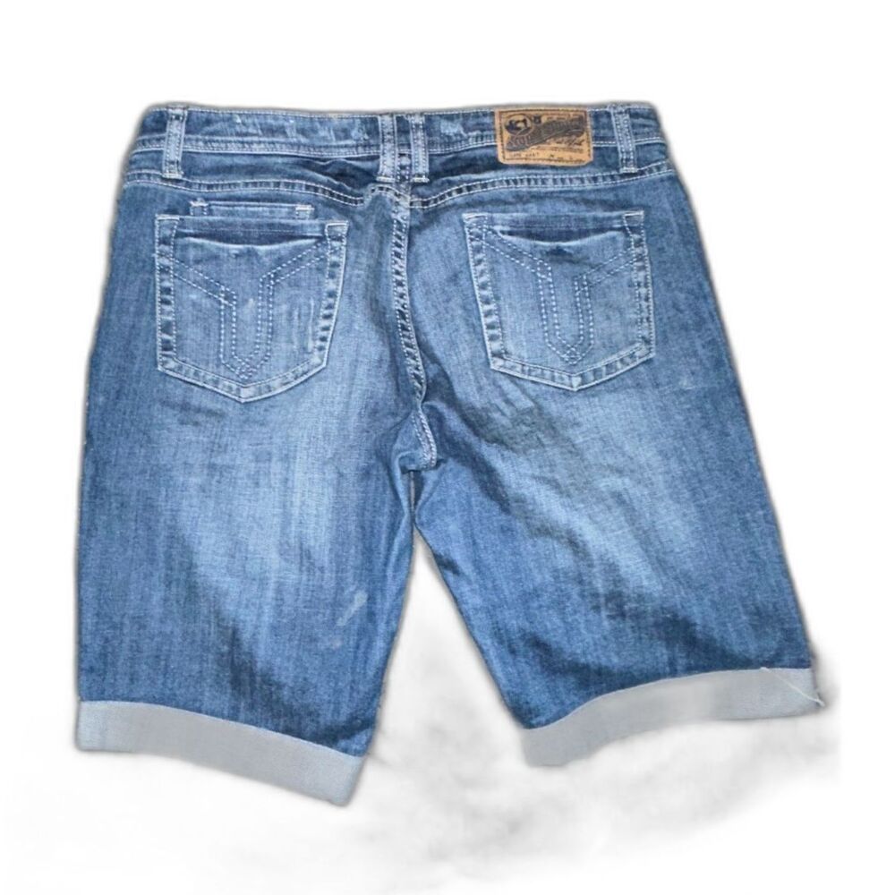 Womens Vigoss Denim Bermuda Shorts - Picture 4 of 7